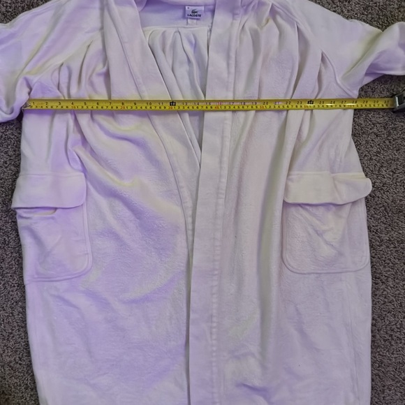 Lacoste hooded robe/cloak size 36 EUC - Picture 5 of 7